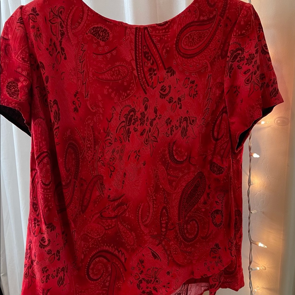 Red dressy Shirt